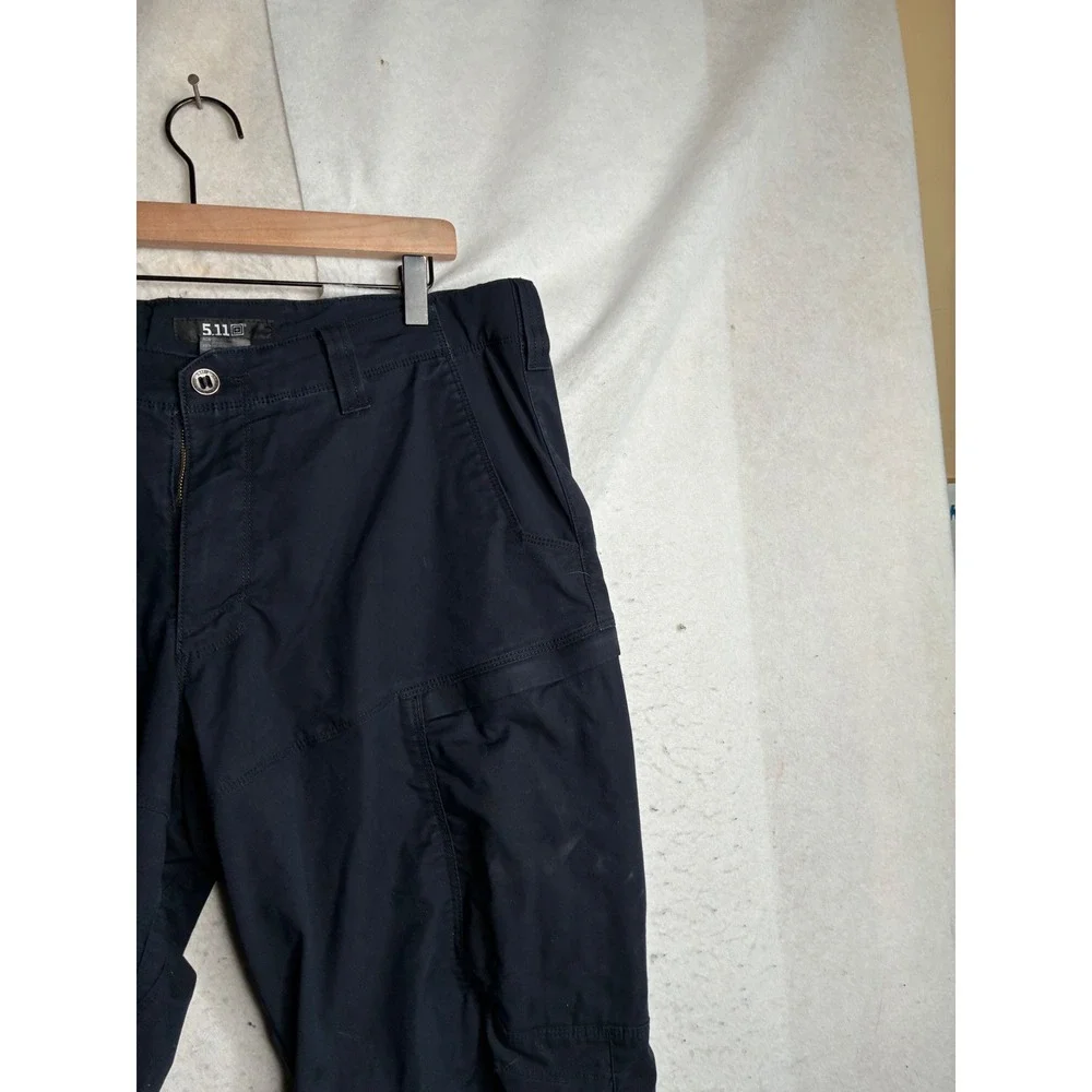 5.11 Tactical Mens Apex Black Cargo Pants Size 38x32 Utility Work Trousers 74369